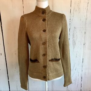 Lauren Ralph Lauren Textured Brown Blazer
